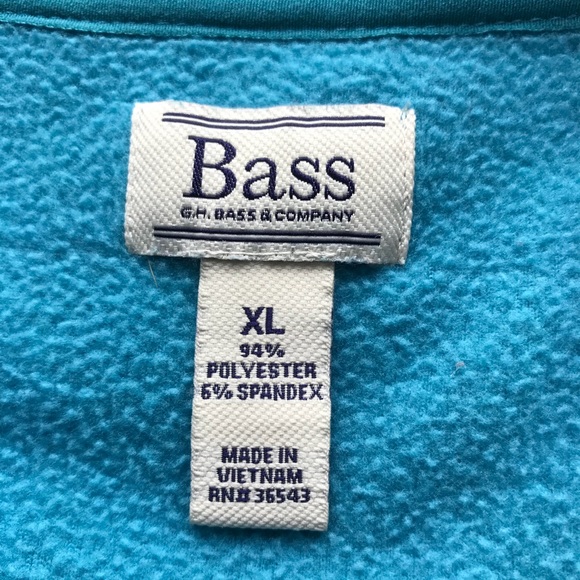 EUC, Sz XL, Bass 1/4” ZIP Pullover Fleece Jacket - Picture 3 of 8